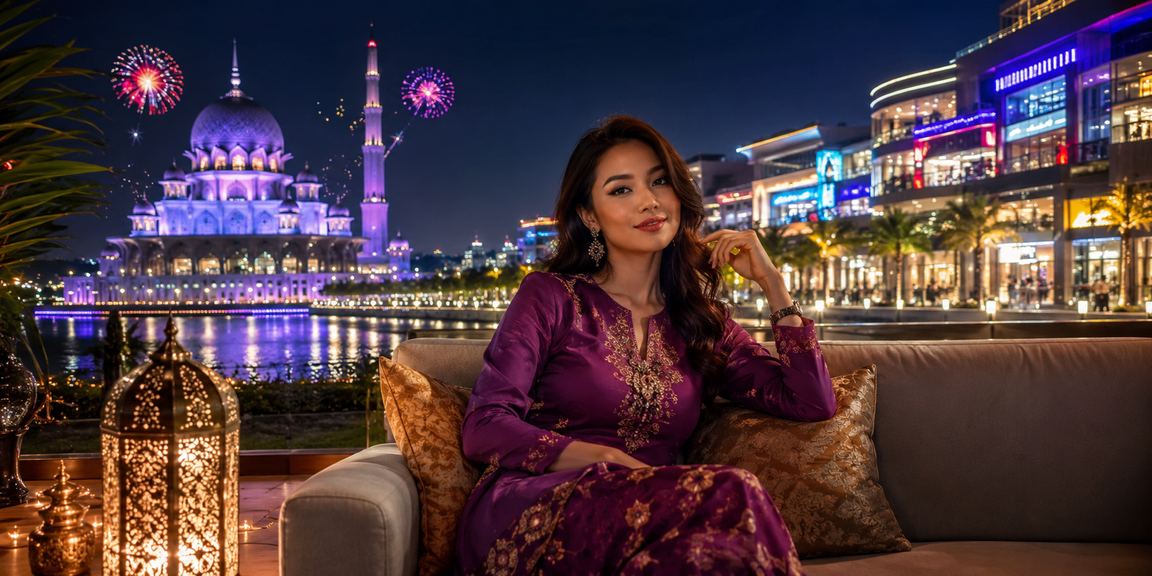 Suasana kasino hiburan bergaya Melayu di Putrajaya untuk kasino langsung