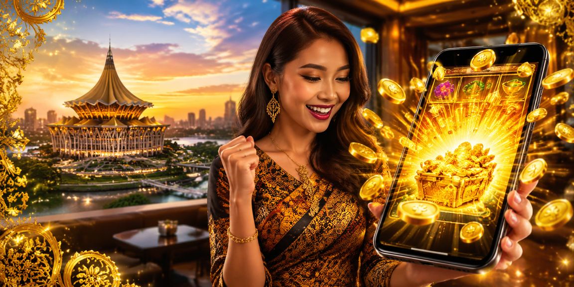 Mesin slot dengan corak batik Sarawak